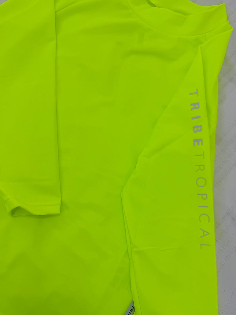 Kids Rash Guard Top V2 - Neon Yellow (Unisex) - Tribe Tropical