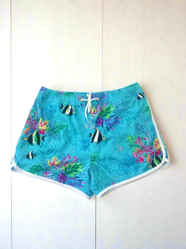 Women's Board Shorts - Marine Mirage - Tribe Tropical