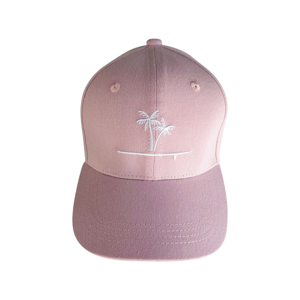 Baseball Cap - 'Palm Beach' - Light Pink - Tribe Tropical