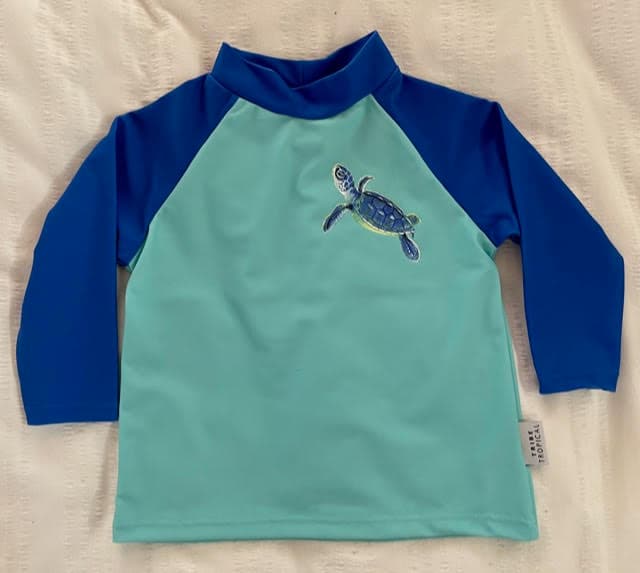 Turtle Rash Guard Boys Rash Guard Top | Long Sleeve Rashie with Turtle – Tribe Tropical