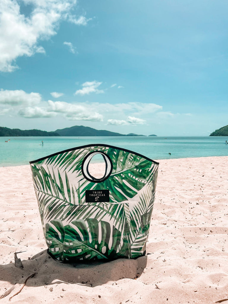 Extra-Large Waterproof Beach Bag (RRP $45) - Tribe Tropical