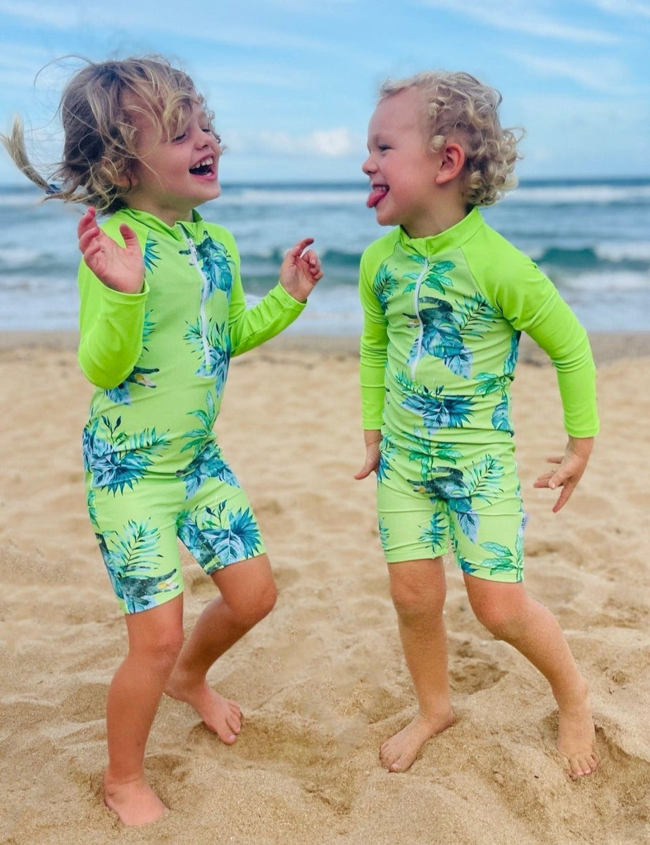 Toddler Swimsuits | Bright Swimwear | Crotch Snaps Swimsuit – Tribe ...