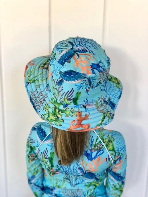 Wide Brim Swim Hat - Lady Elliot - Tribe Tropical