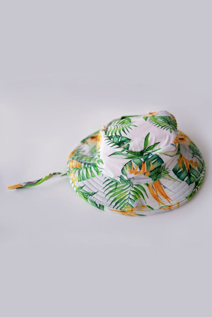 Wide Brim Swim Hat - Tropicocky - Tribe Tropical