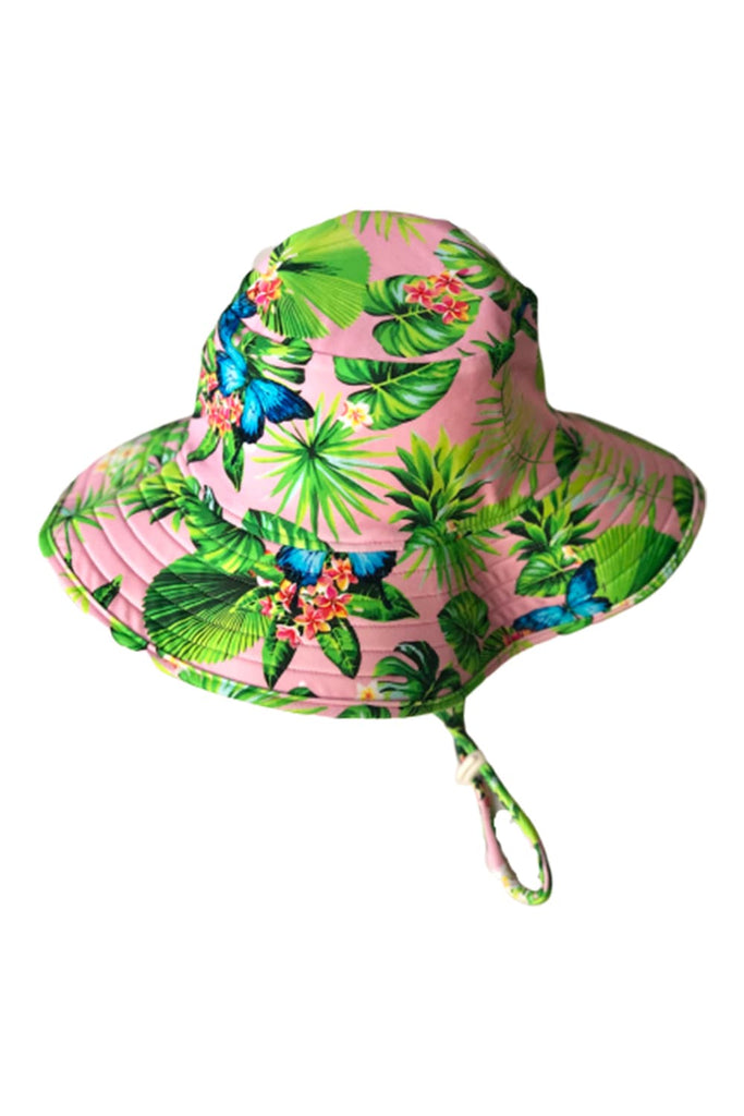 Wide Brim Swim Hat - Ulysses by the Sea - Tribe Tropical