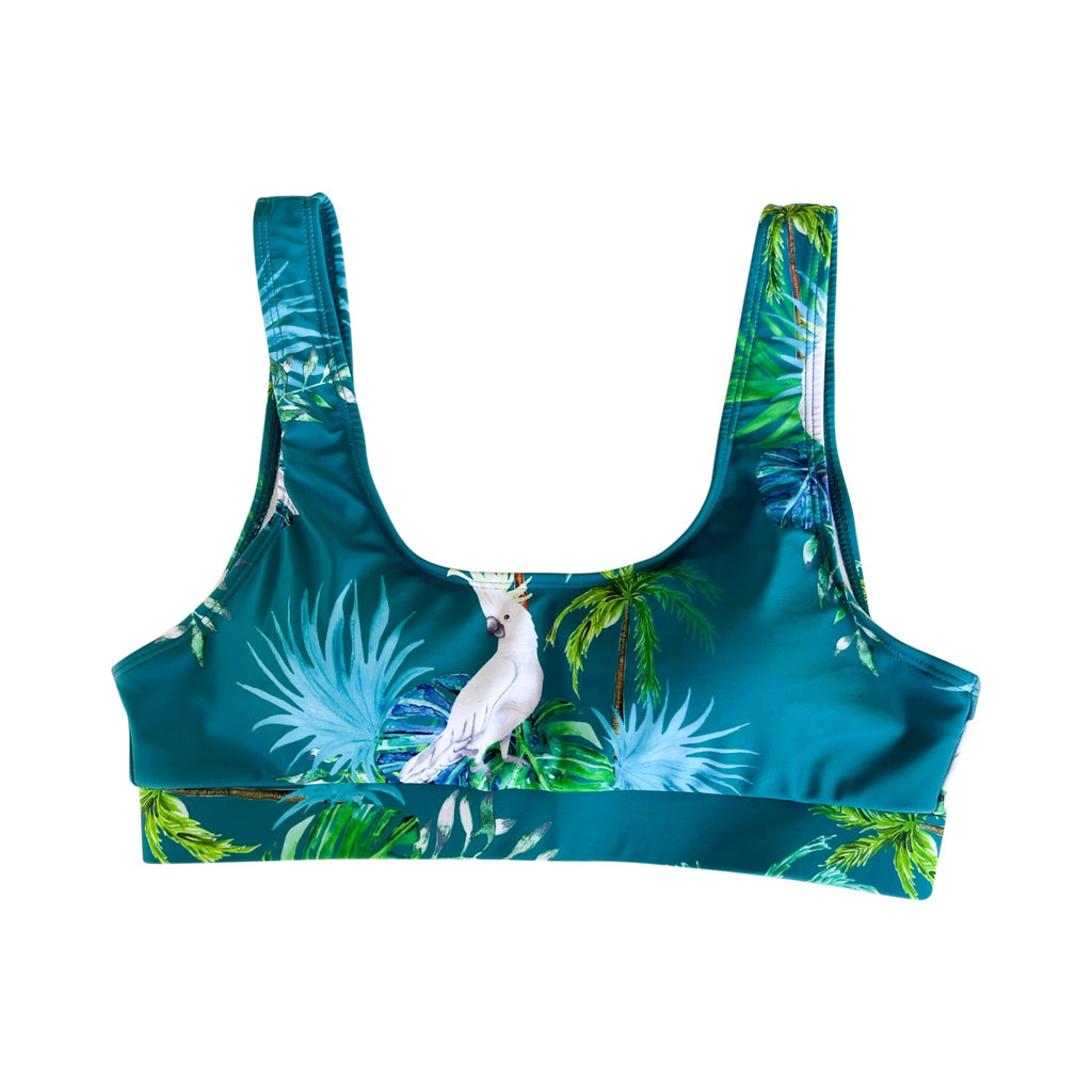 Womens Tie-Back Bikini Top - Hamilton Island - Tribe Tropical